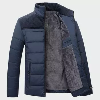 Зимняя мужская толстая куртка Мужская теплая куртка Мужское повседневное теплое пальто с капюшоном