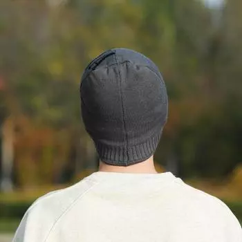 Зимняя новая бархатная шапка теплая вязаная шапка простая повседневная шерстяная шапка уличный свитер повседневная вязаная шапка one size fits all серый