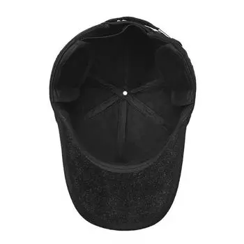 Зимняя новая хлопковая защитная шапка для ушей, мужская холодная и теплая бейсболка, зимняя утолщенная шапка для людей среднего и пожилого возраста, пап, стариков Adjustable серый