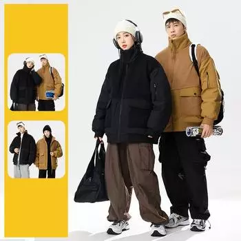 Зимняя новая куртка National Standard 90% пуховик Ins в гонконгском стиле, модная, универсальная, для пар, BL3972 M
