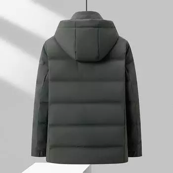 Зимняя новая куртка-пуховик мужская средняя и длинная теплая мужская куртка M