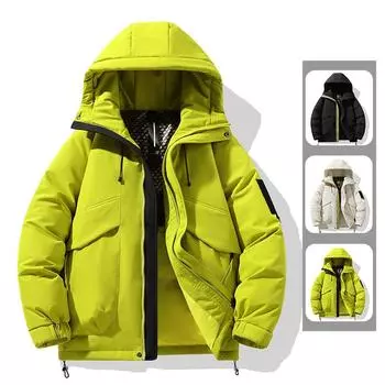 Зимняя новая куртка-пуховик с содержанием бархата 85% в национальном стандарте в гонконгском стиле, универсальная, утолщенная, для пары, G-3651 M