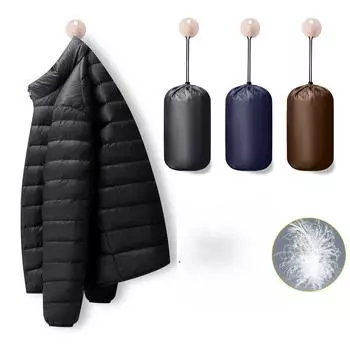 Зимняя новая легкая куртка-пуховик для мужчин с воротником-стойкой, 90% утиного пуха, легкое теплое спортивное пальто для любителей L