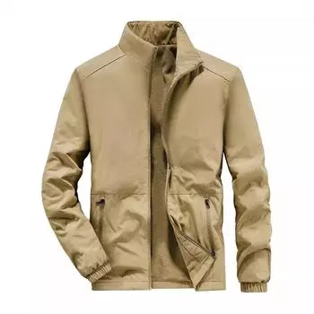 Зимняя новая мужская куртка большого размера для активного отдыха, свободная корейская версия, повседневная бархатная куртка M серый