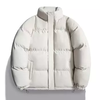 Зимняя новая парная хлопковая одежда, мужская и женская японская модная брендовая одежда из графенового хлеба, воротник-стойка, шорты S хаки