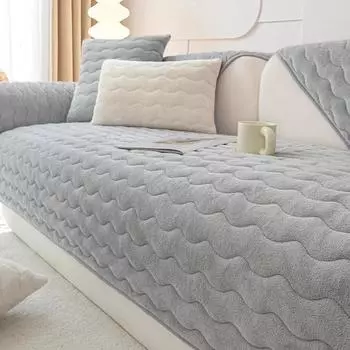 Зимняя новая вышитая плюшевая подушка, голландская бархатная диванная подушка, современная простая утолщенная нескользящая диванная подушка, полотенце 30x50cm pillowcase озеро синий