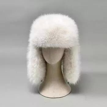 Зимняя новая женская куполообразная соломенная шляпа из искусственной кожи с имитацией искусственных волос, мужская и женская, с тем же куполом и без полей, с плоским верхом L58-60cm белый