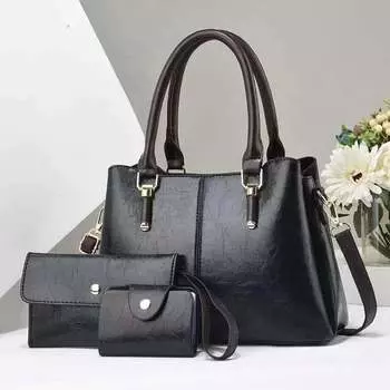 Зимняя новая женская сумка, модная корейская версия набора из трех сумок с одной сумкой через плечо .