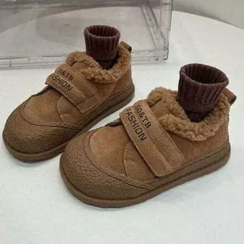 Зимняя обувь Детская зимняя обувь Повседневная обувь 23 коричневый