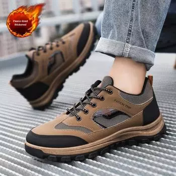 Зимняя обувь из хлопка с низким верхом Сезонная обувь для походов на открытом воздухе Удобная спортивная обувь Повседневная нескользящая обувь 39