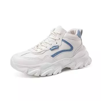 Зимняя обувь TUINANLE, женские повседневные короткие плюшевые теплые кроссовки на платформе, женские туфли на массивном каблуке для папы