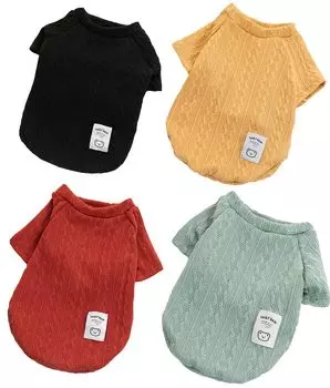 Зимняя одежда для маленьких домашних собак осень и зима собака собака осень и собака осень и собака кошка осень и мягкий трикотаж холодный дом выход собаки, одежда, футболки,