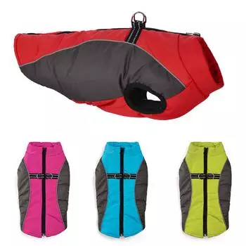 Зимняя одежда для маленьких и больших собак, водонепроницаемый теплый жилет для домашних животных, куртка для чихуахуа, французский бульдог, золотистый ретривер, пальто, комбинезон XS