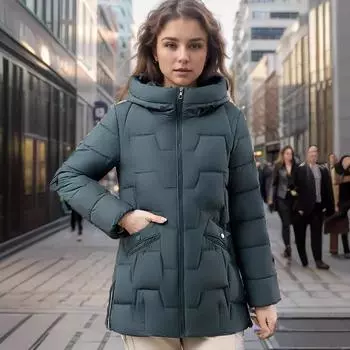 Зимняя одежда для мам на ватном носителе, новая осенняя и зимняя одежда для женщин среднего и пожилого возраста на ватном носителе, небольшие теплые куртки на ватном носителе L бордовый