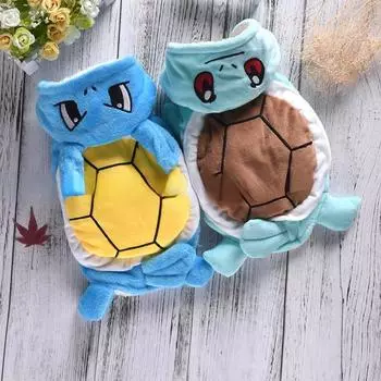 Зимняя одежда для собак, платье-трансформер в виде черепахи, большой собаки, щенка, бархатная одежда для маленьких и средних собак, милая оптовая продажа для домашних животных XS зелёный