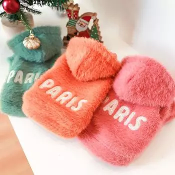 Зимняя одежда для собак, супер теплая куртка, плотное хлопковое пальто, непромокаемая одежда для маленьких собак, домашних животных, французского бульдога, щенка XS розовый