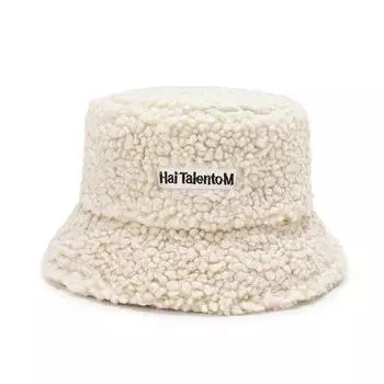 Зимняя овечья шерстяная панама, осенние теплые шапки для женщин, верхние мужские рыболовные шапки, кепка, шляпа, плоская женская W2D5 Beige-Onesize