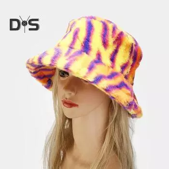 Зимняя панама унисекс контрастного цвета, толстый плюш с плоским верхом, сохраняющий тепло, складная, уличная, рыболовная шляпа, головной убор для путешествий и шопинга A