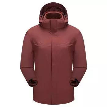 Зимняя пара 3-в-1 Shaker однотонная полностью термосваренная куртка с клеевым слоем спортивная куртка для активного отдыха с возможностью вышивки S