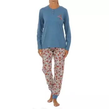 Зимняя пижама FLOWER с круглым вырезом KL45186 женщина