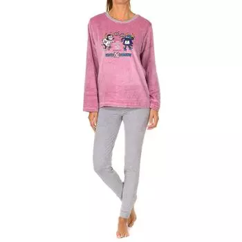 Зимняя пижама с длинными рукавами 4277 для женщин 46 разноцветный