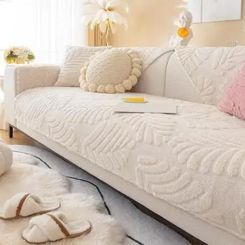 Зимняя плюшевая диванная подушка, мягкая и удобная, можно стирать в стиральной машине, подходит для 1/2/3/4 лет. Backrest70X70cm розовый