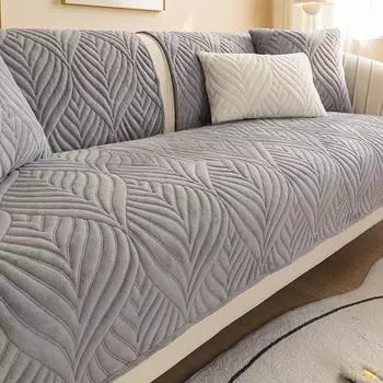 Зимняя плюшевая подушка для дивана, четыре сезона, обычные ткани, кожаные Нескользящие подушки для сиденья, современный простой чехол для дивана, утолщенный чехол 70*70cm