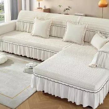 Зимняя плюшевая подушка для дивана для тепла, утолщенный чехол для дивана, диван с полной крайней плотью, противоскользящая подушка сиденья, чехол для защиты от песка 76*70