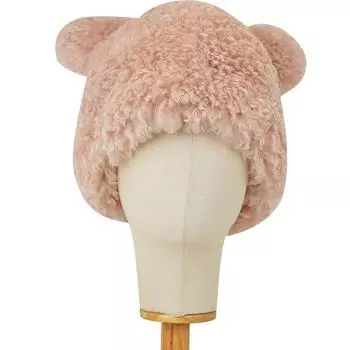 Зимняя плюшевая шапка, женский пуловер с ушками, толстая морозостойкая теплая вязаная шапка с рукавами, лыжная шапка, шапочки Skullies белый