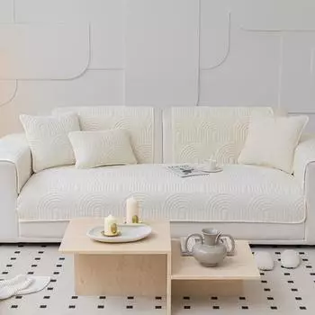 Зимняя плюшевая скандинавская подушка для дивана, современная простая осенне-зимняя легкая роскошная нескользящая подушка, кожаный чехол для дивана, тканевая подушка 70*70