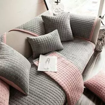 Зимняя подушка для дивана, плюшевая противоскользящая утолщенная зимняя подушка для дивана, легкая роскошная подушка 70*70cm