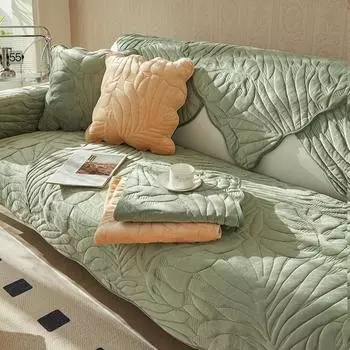 Зимняя подушка для дивана, зимняя плюшевая утолщенная новая нескользящая подушка, оптовая продажа, чехол для дивана, ткань 70*70cm