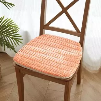 Зимняя подушка для сиденья с набивкой, противоскользящим дном, быстро отскакивающим механизмом, с функцией сброса давления бежевый