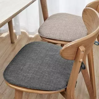 Зимняя подушка для сиденья с набивкой, противоскользящее дно, съемное сиденье с медленным отскоком и функцией сброса давления кофейный