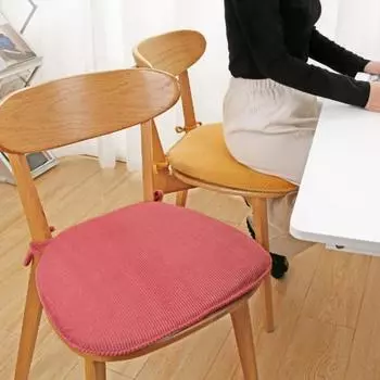 Зимняя подушка для сиденья с набивкой, противоскользящее дно, съемное, моющееся, с медленным отскоком, сиденье с функцией сброса давления розовый