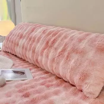 Зимняя пушистая плюшевая наволочка из искусственного меха 120/150/180 см, длинная наволочка для влюбленных, наволочка из бархата для домашнего декора 50x50cm