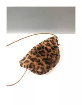 Зимняя пушистая сумка-фея 2019 года, новая нерегулярная плиссированная сумка через плечо из пуха цветной печати леопарда