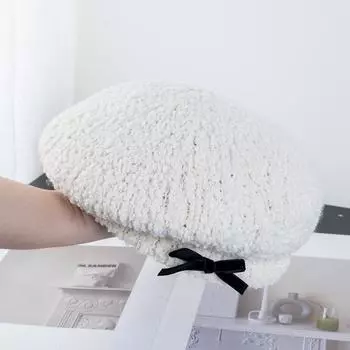 Зимняя японская вязаная шапка с бантом для женщин весна-осень милый универсальный берет шляпы художника