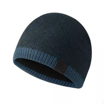 Зимняя шапка-бини для катания на лыжах в холодную погоду, шапка-череп для бега, велоспорта синий