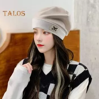 Зимняя шапка-бини, ветрозащитная, теплая, бархатная, шапка-череп, для холодной погоды, для катания на лыжах, велоспорта, альпинизма бежевый