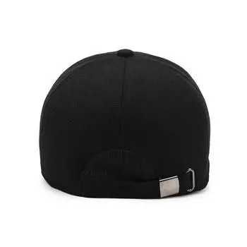 Зимняя шапка для мужчин среднего и пожилого возраста, шерстяная кепка, победившая на торгах, хлопковая кепка, утепленная бейсболка из утолщенного бархата для мужчин Adjustable серый