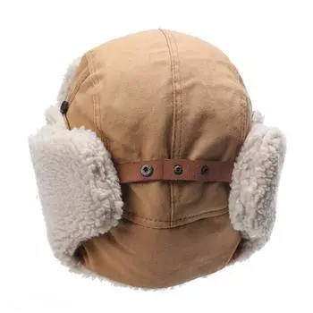 Зимняя шапка Lei Feng со съемными очками, ветрозащитная походная шапка для активного отдыха, зимняя теплая русская кавалерийская шапка для мужчин и женщин чёрный