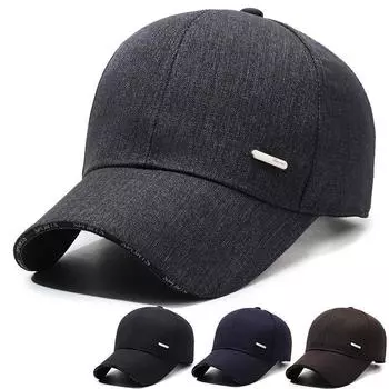 Зимняя шапка мужская бейсболка Trend Alphabet повседневная универсальная кепка для отдыха на природе теплая защитная кепка для ушей Adjustable тёмно-синий