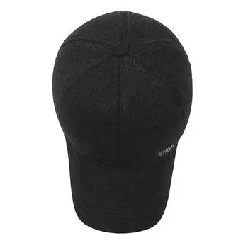 Зимняя шапка мужская термо бейсболка хлопковая шапка Защитная шапка для ушей Кепка для пожилых людей Уличная универсальная утолщенная кепка для пожилых людей Adjustable тёмно-синий