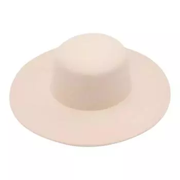 Зимняя шерстяная шапка с плоским верхом Jazz Hat One Size бежевый