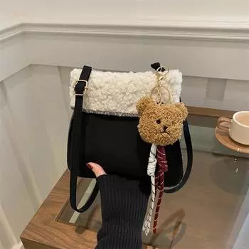 Зимняя сумка-ведро Mao Mao большой вместимости, универсальная сумка-мессенджер