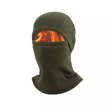 Зимняя теплая флисовая Балаклава унисекс, полнолицевая маска, зимняя спортивная кепка, утеплитель для лица, грелка для шеи, велоспорт, лыжи, мотоцикл One Size армия зеленый