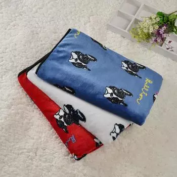 Зимняя теплая кровать для собак для маленьких и больших собак, чихуахуа, бультерьеров, одеяла, коврики для сна для щенков, кровати для кошек, товары для домашних животных 40*60cm