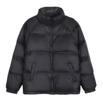 Зимняя теплая модная мужская стильная зимняя куртка-пуховик с подкладкой, короткая парка XS чёрный