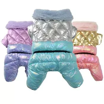 Зимняя теплая одежда для собак для маленьких собак, пальто для кошек с D-образным кольцом, водонепроницаемая куртка для щенков, модный костюм для домашних животных, одежда для чихуахуа и йоркширского терьера 18